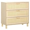 Miniatyrbild 1 av 10: Rootz Drawer Cabinet - Side Cabinet - Cabinet - Sideboard Base Cabinet - 3 Drawers Chest - Living Room Drawer Cabinet - 80 x 40 x 80 cm