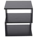 Miniatyrbillede 8 af 11: Rootz Side Table - 2-tier Side Table - Bed Table With Modern Design - Coffee Table For Office - Living Room - Dining Room - Black - 40 x 40 x 43 cm