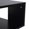 Miniatyrbillede 9 af 11: Rootz Side Table - 2-tier Side Table - Bed Table With Modern Design - Coffee Table For Office - Living Room - Dining Room - Black - 40 x 40 x 43 cm