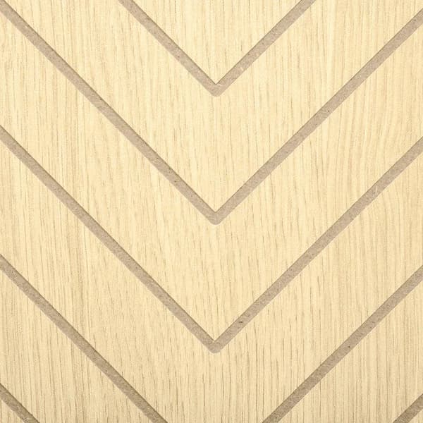 Rootz senkki - Lipasto - Sivukaappi 2 hyllyllä - Säilytyskaappi - Keittiökaappi - Yöpöytäkaappi - Säädettävä - Valkoinen + Natural - 60 x 40 x 80 cm