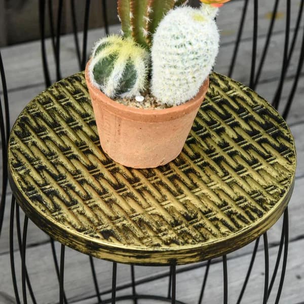 Rootz Sofabord - Bordbakker - Havebord - Metal - 38 cm x 38 cm x 41 cm