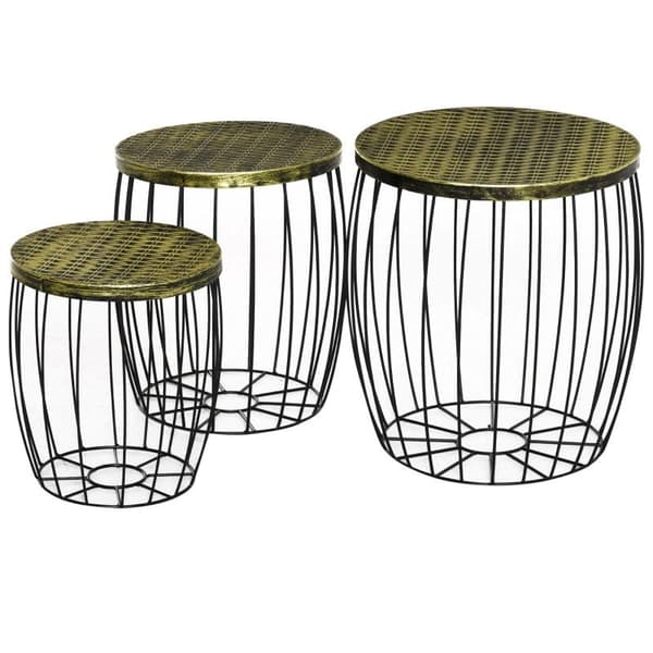 Rootz Sofabord - Bordbakker - Havebord - Metal - 38 cm x 38 cm x 41 cm