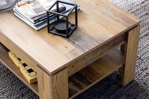 Rootz Soffbord - Soffbord - Brunt och Svart - 110 x 47 x 65 cm