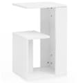 Miniatyrbillede 3 af 7: Rootz sidebord 35x29,5x60 cm træ Hvid Design Cantilever sofa - Sofabord lille moderne - Lille sofabord firkantet - Sofabord højt - Smalt bord stue