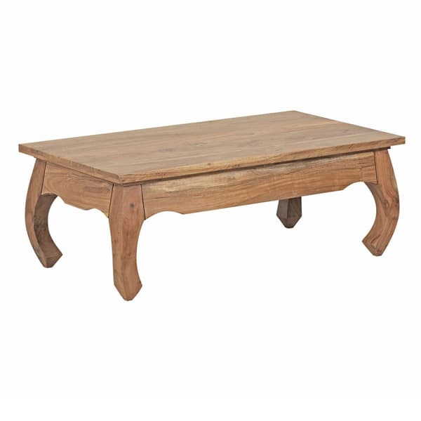 Rootz sofabord massivt træ akacie 110 cm bredt stuebord design naturprodukt landhusstil sidebord