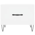 Miniatyrbilde 6 av 11: vidaXL Salongbord 2 stk hvit 50x50x40 cm konstruert tre