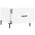 Miniatyrbilde 7 av 11: vidaXL Salongbord 2 stk hvit 50x50x40 cm konstruert tre