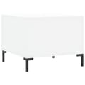 Miniatyrbilde 9 av 11: vidaXL Salongbord 2 stk hvit 50x50x40 cm konstruert tre