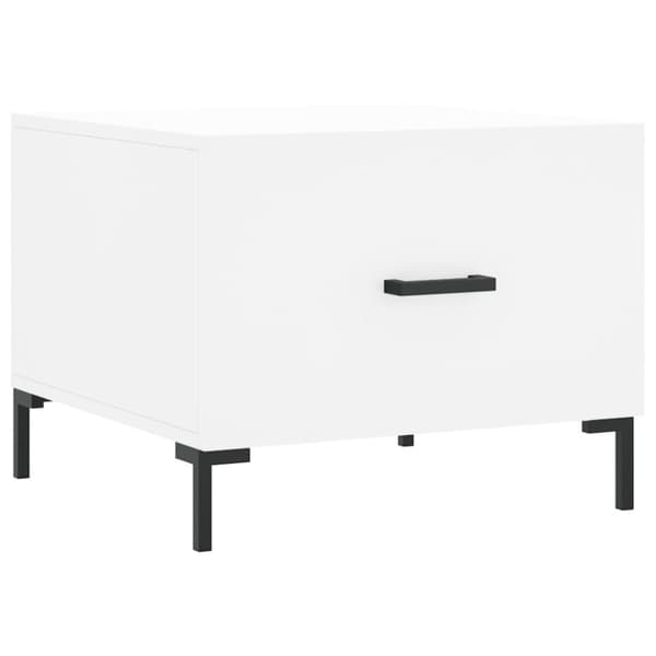 vidaXL sofaborde 2 stk. 50x50x40 cm konstrueret træ hvid