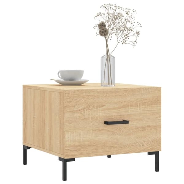 vidaXL Sohvapöydät 2 kpl Sonoma-tammi 50x50x40 cm tekninen puu