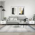 Miniatyrbilde 2 av 11: vidaXL Salongbord 2 stk høyglans hvit 50x50x40 cm konstruert tre