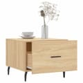 Miniatyrbillede 4 af 11: vidaXL sofaborde 2 stk. 50x50x40 cm konstrueret træ sonoma-eg