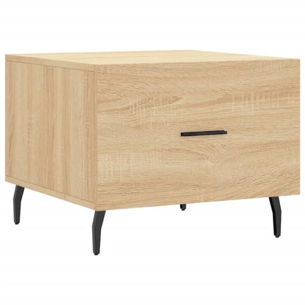 vidaXL sofaborde 2 stk. 50x50x40 cm konstrueret træ sonoma-eg