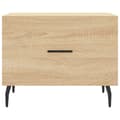 Miniatyrbillede 6 af 11: vidaXL sofaborde 2 stk. 50x50x40 cm konstrueret træ sonoma-eg