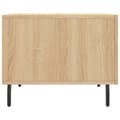 Miniatyrbillede 8 af 11: vidaXL sofaborde 2 stk. 50x50x40 cm konstrueret træ sonoma-eg