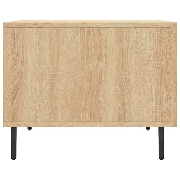 vidaXL sofaborde 2 stk. 50x50x40 cm konstrueret træ sonoma-eg