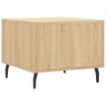 Miniatyrbillede 9 af 11: vidaXL sofaborde 2 stk. 50x50x40 cm konstrueret træ sonoma-eg