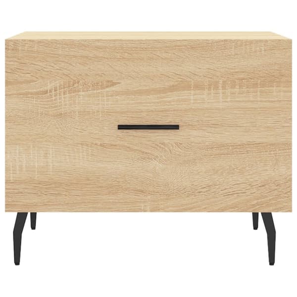 vidaXL Salongbord 2 stk sonoma eik 50x50x40 cm konstruert tre