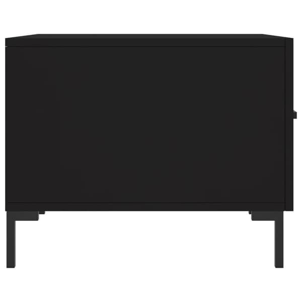 vidaXL Soffbord 2 st svart 50x50x40 cm konstruerat trä