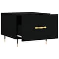 Miniatyrbillede 6 af 11: vidaXL sofaborde 2 stk. 50x50x40 cm konstrueret træ sort
