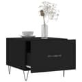 Miniatyrbillede 3 af 11: vidaXL sofaborde 2 stk. 50x50x40 cm konstrueret træ sort