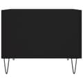 Miniatyrbillede 7 af 11: vidaXL sofaborde 2 stk. 50x50x40 cm konstrueret træ sort