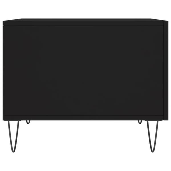 vidaXL sofaborde 2 stk. 50x50x40 cm konstrueret træ sort