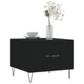 Miniatyrbillede 2 af 11: vidaXL sofaborde 2 stk. 50x50x40 cm konstrueret træ sort