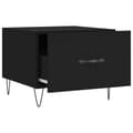 Miniatyrbilde 6 av 11: vidaXL Salongbord 2 stk svart 50x50x40 cm konstruert tre