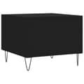 Miniatyrbilde 8 av 11: vidaXL Salongbord 2 stk svart 50x50x40 cm konstruert tre