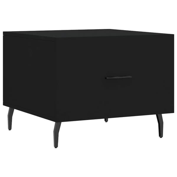 vidaXL Sohvapöydät 2 kpl musta 50x50x40 cm tekninen puu