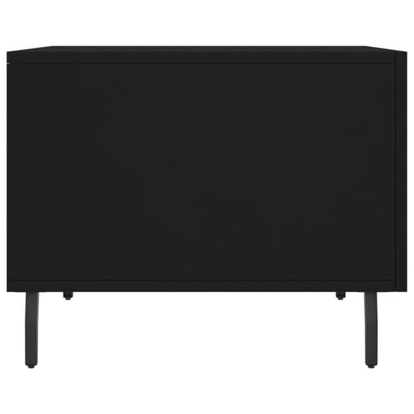 vidaXL Sohvapöydät 2 kpl musta 50x50x40 cm tekninen puu