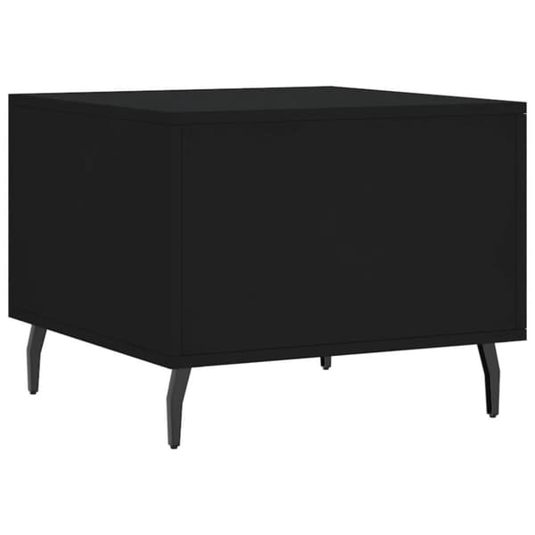 vidaXL Sohvapöydät 2 kpl musta 50x50x40 cm tekninen puu