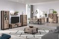 Miniatyrbild 5 av 6: Rootz Coffee Table - Modern Centerpiece - Living Room Stand - Elegant Furniture - Homely Accent - Lounge Display - Brown & Black - 80 x 45 x 80 cm
