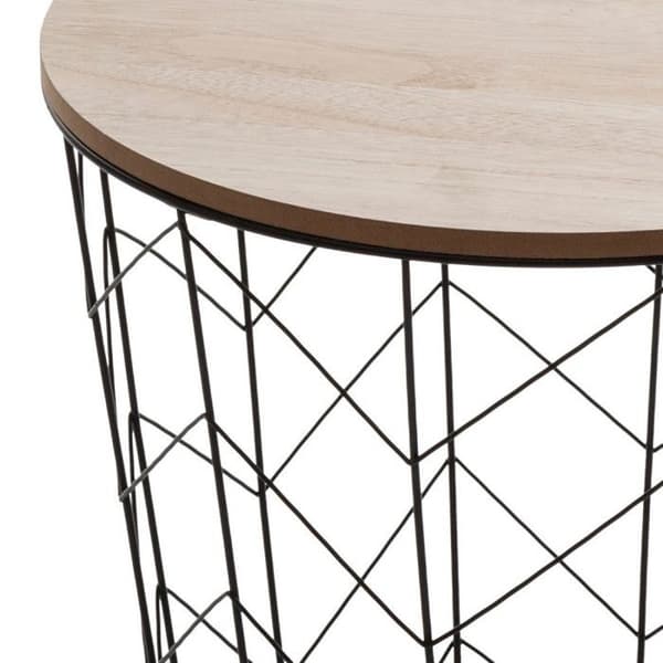 Kumi Pop Atmosphera dekorativt soffbord i metall - Svart - Rektangulärt - Modernt - Design