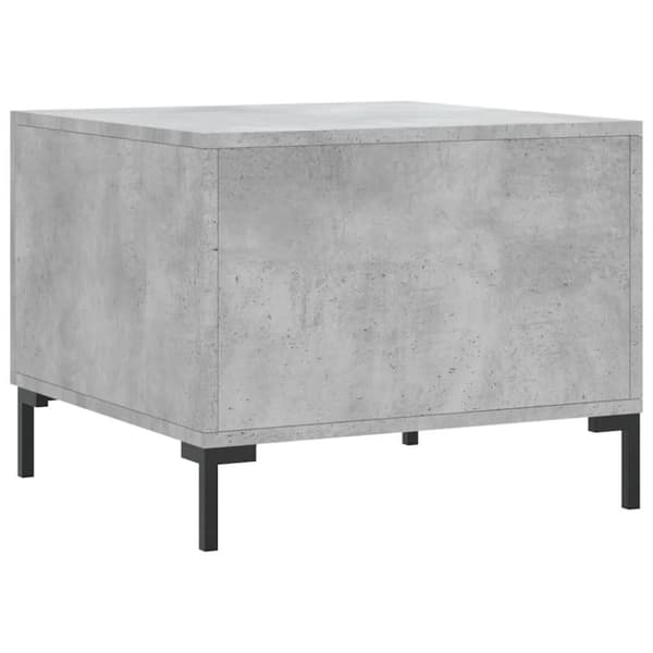 vidaXL sofaborde 2 stk. 50x50x40 cm konstrueret træ betongrå