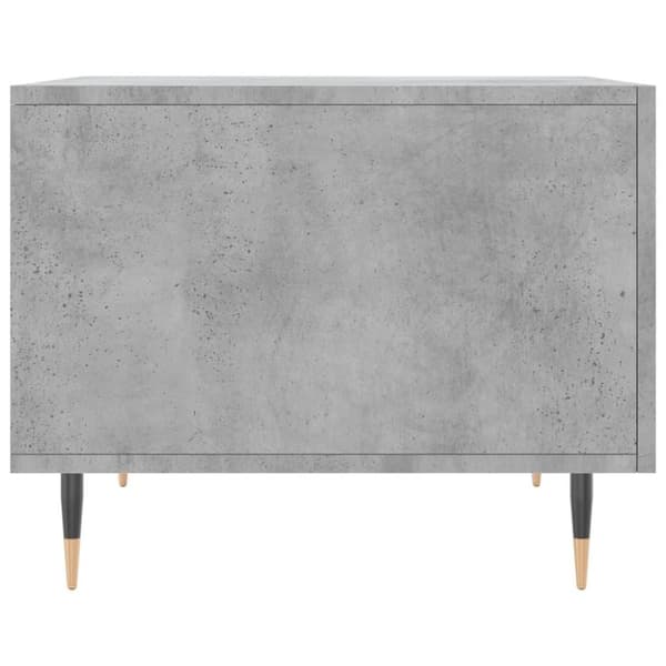 vidaXL Soffbord 2 st betonggrå 50x50x40 cm konstruerat trä