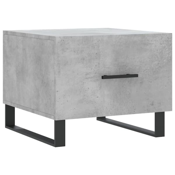 vidaXL sofaborde 2 stk. 50x50x40 cm konstrueret træ betongrå
