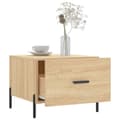 Miniatyrbilde 3 av 11: vidaXL Salongbord 2 stk sonoma eik 50x50x40 cm konstruert tre