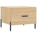 Miniatyrbilde 4 av 11: vidaXL Salongbord 2 stk sonoma eik 50x50x40 cm konstruert tre