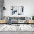 Miniatyrbilde 11 av 11: vidaXL Salongbord 2 stk sonoma eik 50x50x40 cm konstruert tre