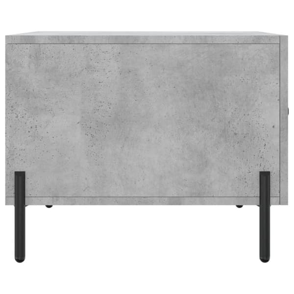 vidaXL Salongbord 2 stk betonggrå 50x50x40 cm konstruert tre