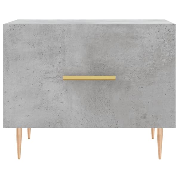 vidaXL sofaborde 2 stk. 50x50x40 cm konstrueret træ betongrå