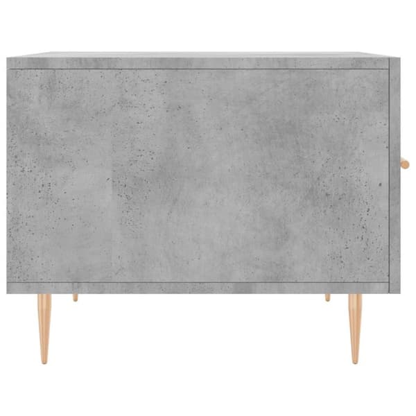 vidaXL sofaborde 2 stk. 50x50x40 cm konstrueret træ betongrå