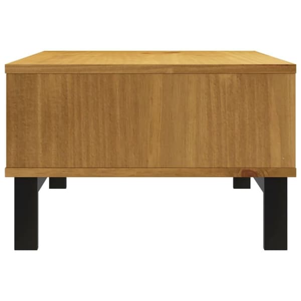 vidaXL Salongbord FLAM 100x50x32,5 cm heltre furu