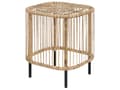 Miniatyrbillede 5 af 11: Sæt med 2 sofabord i rattan Naturligt rattan Pulverlakeret UV-vejr Pletbestandigt Håndlavet Indendørs Udendørs Stue Terrasse Patio Boho-stil