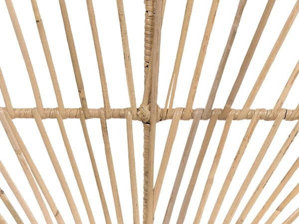 Sæt med 2 sofabord i rattan Naturligt rattan Pulverlakeret UV-vejr Pletbestandigt Håndlavet Indendørs Udendørs Stue Terrasse Patio Boho-stil
