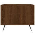 Miniatyrbillede 7 af 11: vidaXL sofaborde 2 stk. 50x50x40 cm konstrueret træ brun egetræsfarve
