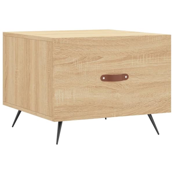 vidaXL Salongbord 2 stk sonoma eik 50x50x40 cm konstruert tre