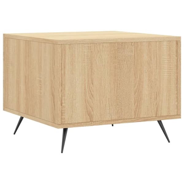 vidaXL sofaborde 2 stk. 50x50x40 cm konstrueret træ sonoma-eg